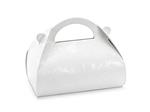 Decoratieve taartdozen - Pareltakken, 16 x 15 x 8 cm, wit