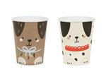 Papieren bekers hond, mix, 220 ml