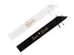 Bruiloft Accessoireset Zwart Wit