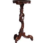 Karakteristieke Italiaans Neorenaissance pedestal ca 1875 met Pan de bosgod (No.301831)