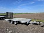 Hulco Terrax 2 machinetransporter 400x180 cm gebruikt 3500KG