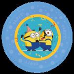 Minions: The Rise Of Gru Party Reusable Plates 21Cm 4St