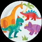 Dino Party Fsc Paper Plates Next Generation 23Cm 8St