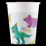 Dino Party Fsc Paper Cups 200Ml (Wm) 8St