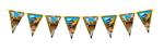 Construction Fsc Paper Triangle Flag Banner (9 Flags) 1St