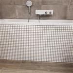 Mozaïektegel The Mosaic Factory Barcelona 23x23 mm Porselein Mat Wit (Prijs per 0,90 M2)