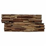 Mozaïek Hout Rustiek Old Teak (P 01) 20X50 Cm (Prijs per 1,00 M2)