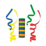 Party Essentials Streamers (4 Colours Mixed: Blue, Yellow, Green, Red) Packet Of 1 Roll 1St