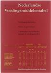 Nederlandse voedingsmiddelentabel: voedingsstofgehalten, maten en gewichten, aanbevolen hoeveelheden