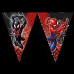 Spider Man World Of Webs Fsc Paper Triangle Flag Banner (9 Flags) 1St