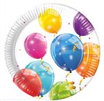 Sparkling Balloons Fsc Paper Plates Next Generation Large 23Cm 8St