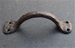 Handgreep, eenvoudig en robuust  15 cm., donkerbruin, HG753