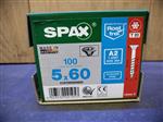 Spax RVS 5x60mm