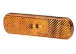 Hella Zijmarkering LED met Reflector Rechthoekig Opbouw Oranje