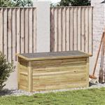 vidaXL Opslagdoos Bruin 119 x 44.5 x 58 cm Geïmpregneerd grenen hout