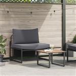 vidaXL Tuin Sofa Set 2 pcs Antraciet Staal