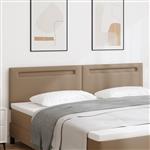 vidaXL Hoofdbord effen 200 cm kunstleer cappuccinokleurig