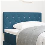 vidaXL Hoofdbord met kristallen knopen 100 cm fluweel donkerblauw