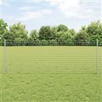 vidaXL omheining palen, 5 stuks U-kanaal, 80 cm, gegalvaniseerd staal
