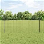 vidaXL Set van 10 Grijze U-Kanaal Funderingspalen van Staal - 100 cm