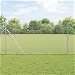 vidaXL Hexagon Hek Zilver 1.4 x 100 m Gegalvaniseerd staal