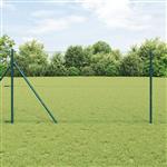 vidaXL Hexagon Hek Groen 1.4 x 100 m Staal