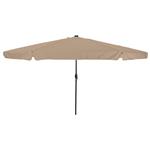 vidaXL Tuinparasol Taupe en Zwart 395 x 395 x 245 cm