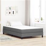vidaXL Pocketveringmatras medium 120x200x20 cm stof lichtgrijs