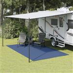 vidaXL Tent Tapijt Blauw 2,5x2,5 m