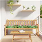vidaXL Palletkussens 2 st bank 180x40x8 cm jungle oxford stof