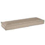 vidaXL Palletkussen voor de Bank - Taupe 120 x 40 x 8 cm - Oxford Stof