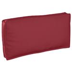 vidaXL Paletkussen voor Zit-/Rugleuning Wijnrood 120x60x12 cm Oxford Stof