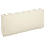 vidaXL Palletkussen zitting/rug 120x50x12 cm oxford stof crèmekleurig