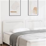 vidaXL Hoofdbord effen 200 cm kunstleer wit