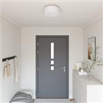 vidaXL Plafonnière Wit 30 x 13.5 cm Stof