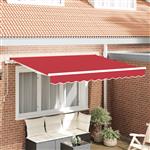 vidaXL Luifel Vervangstof voor 3.5x2.5 m Frame Rood