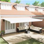 vidaXL Luifel vervangstof voor 6x3.5 m frame Wit