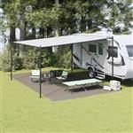 vidaXL Tent Tarp Licht Grijs Polyester 400 x 700 cm Duurzaam Tent Tarp
