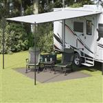 vidaXL Tent Accessoire Lichtgrijs Polyester 250 x 300 cm Lichtgewicht