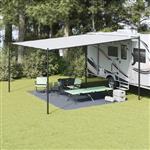 vidaXL Tent Accessoire Blauw-grijs Polyester 300 x 400 cm Waterbestendig