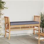 vidaXL Tuinbank met kussen 110 cm bamboe