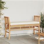 vidaXL Tuinbank met kussen 110 cm bamboe