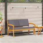 vidaXL Tuinbank met kussens 115x70x72 cm massief acaciahout