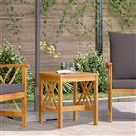 vidaXL Tuinbijzettafel 45x45x50 cm massief acaciahout bruin