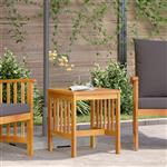 vidaXL Tuinbijzettafel 45x45x50 cm massief acaciahout bruin