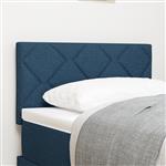 vidaXL Hoofdbord met ruitjes 80 cm stof blauw