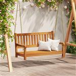 vidaXL 2-Persoons Tuinschommelbank 110x56x58 cm van Massief Acaciahout