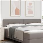 vidaXL Hoofdbord met knopen 200 cm stof taupe