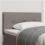 vidaXL Hoofdbord met knopen 90 cm stof taupe