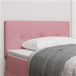 vidaXL Hoofdbord met knopen 80 cm fluweel roze